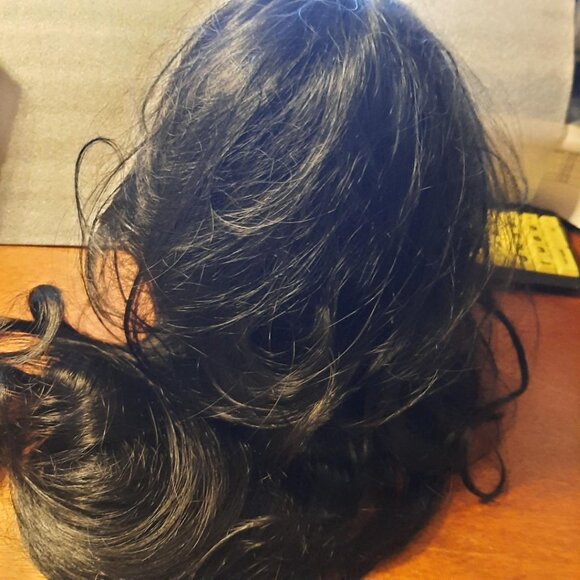NEW ! Women 24 Inch Long Hair Curly Wig Black main image 5